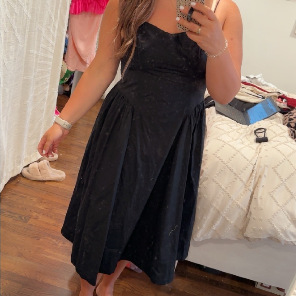 Abercrombie Black Spaghetti Strap Dress